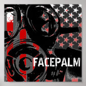 FACEPALM Originele Art Print (Voorkant)