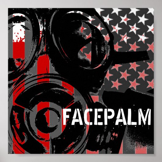 FACEPALM Originele Art Print (Voorkant)