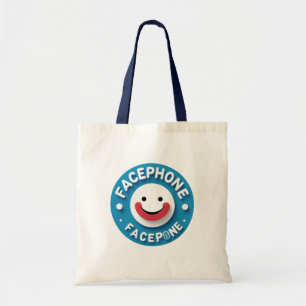Facephone Smiley Canvas tas