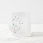 Faces amusantes Frosted Mug (Devant gauche)
