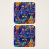 faces fractales Abstraites (Devant & derrière)