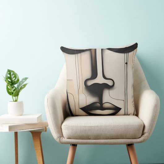 faces - Gesichter Kussen (Stoel)