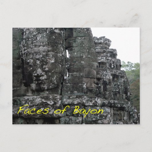 Faces of Bayon Briefkaart (Voorkant)
