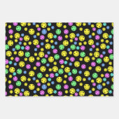 Faces souriantes Envelopper les feuilles de papier (Devant 3)