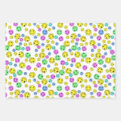 Faces souriantes Envelopper les feuilles de papier (Devant 2)