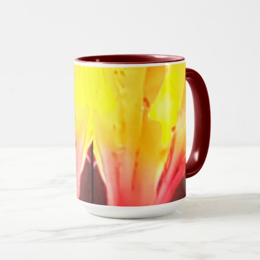 Faces sur une Mug Combo (Devant droit)