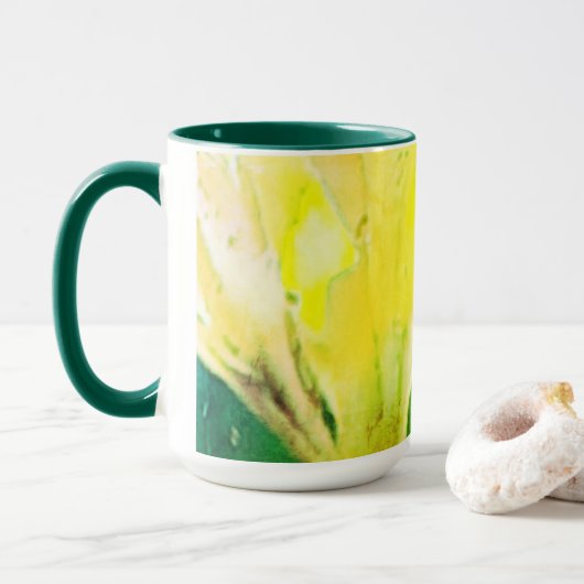 Faces sur une Mug Combo (Avec donut)