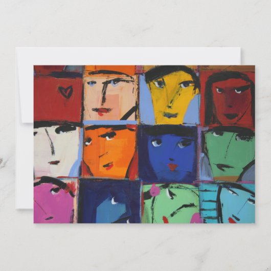 Faces Uitnodiging (Voorkant)