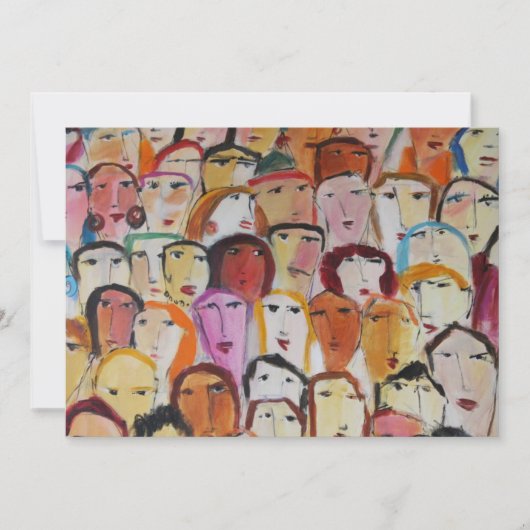 Faces Uitnodiging (Voorkant)