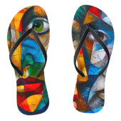 Faces we know teenslippers (Voetbed)