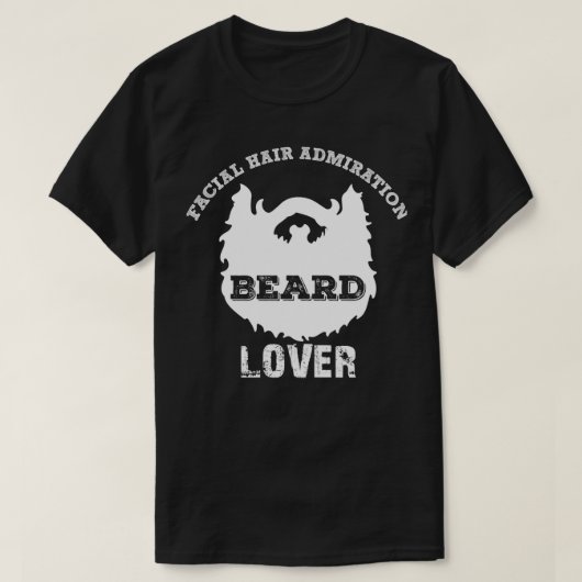 Facial Hair Admirt Beard Lover Classic TShirt (Design voorkant)
