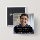 Facial Photo ID Button (Voorkant /achterkant)