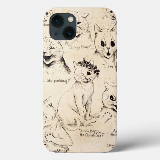 Faciale expressies van verschillende katten, Louis Case-Mate iPhone Case (Achterkant)