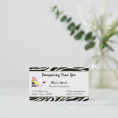 Facialiste/Esthétique Diva cartes de visite (Debout devant)