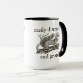 Facile à distraire et fière Tasse TDAH (Devant droit)