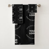 Facile à remplacer Logo et Motif de texte modifiab (En situation)