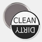 Facile à voir Propre DIRTY Lave-vaisselle Magnet (Recto/Verso)