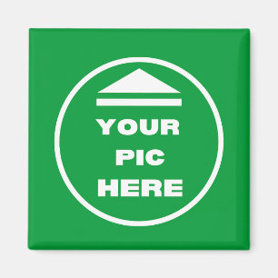 FACILE ! Aimant carré - 2 pouces - Personnalisé