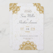 FACILE ! Faire-part de mariage - Ajouter vos détai (Devant / Derrière)