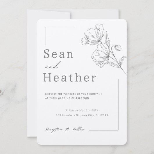 FACILE ! Faire-part de mariage - Ajoutez vos propr (Devant)