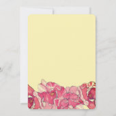 Facile Floral Event Invitation Modèle (Dos)