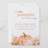 FACILE ! Invitation Baby shower Automne - Ajouter  (Devant)