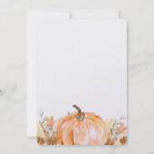 FACILE ! Invitation Baby shower Automne - Ajouter  (Dos)