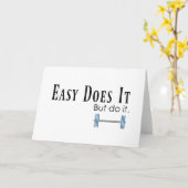 Facile Le Fait Mais Le Faire Carte Encouragement (Fleur jaune)