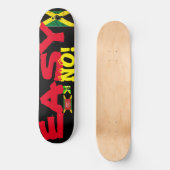 FACILE NON ! 20,96 cm Plateau de skateboard (Recto)