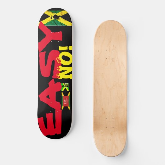 FACILE NON ! 20,96 cm Plateau de skateboard (Recto)
