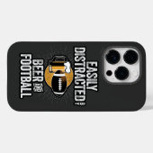Facilement distrait par coque iphone de la bière e (Verso (horizontal))