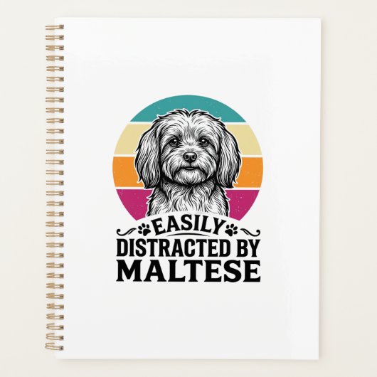 Facilement Distrait Par La Conception De Chien Vin (Devant)