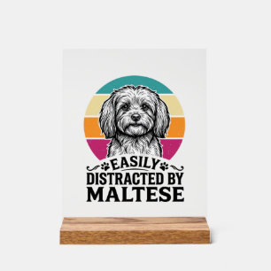 Facilement Distrait Par La Conception De Chien Vin