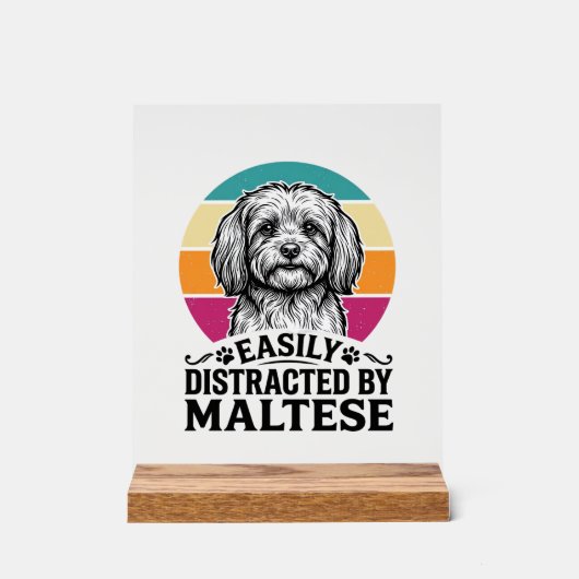 Facilement Distrait Par La Conception De Chien Vin (Recto)