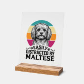 Facilement Distrait Par La Conception De Chien Vin (Angle)
