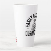 Facilement Distrait Par Le Curriculum - Latte Mug (Devant)