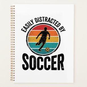 Facilement Distrait Par Le Football Design De T-Sh