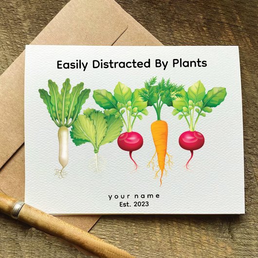 Facilement Distrait Par Le Plante | Carte vegan sa