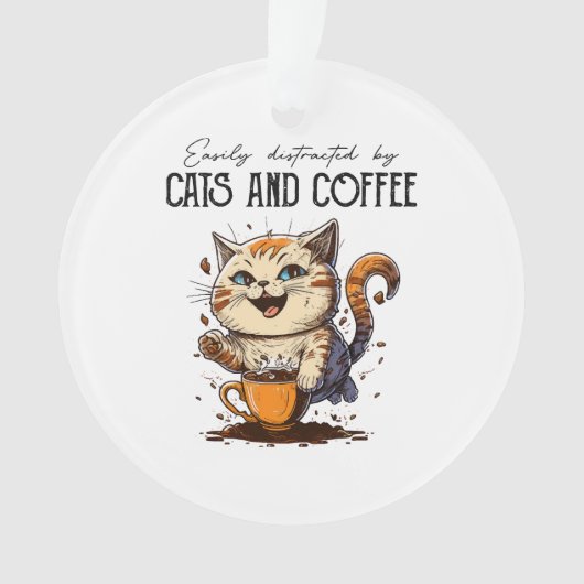 Facilement Distrait Par Les Chats Et Le Café Amour (devant)