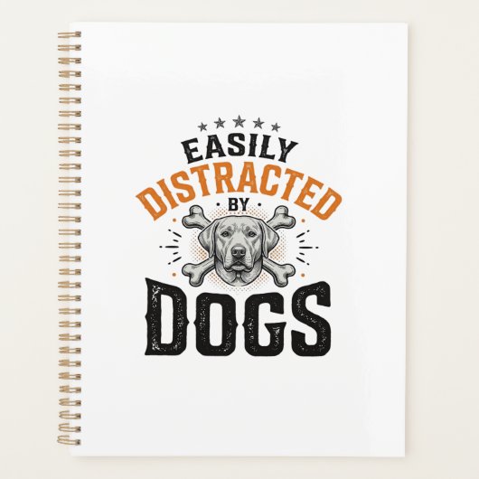 Facilement Distrait Par Les Chiens Conception De C (Devant)