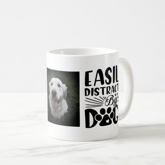 Facilement distrait par les chiens Mug (Devant droit)