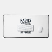 Facilement Distrait Par Les Tortues Design De T-Sh (Clavier et souris)