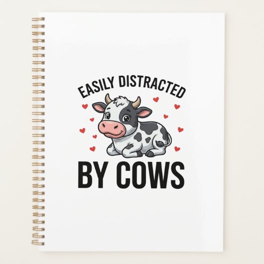 Facilement distrait par les vaches Graphique de va (Devant)