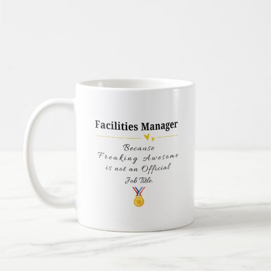 Facilities Manager Koffiemok (Links)