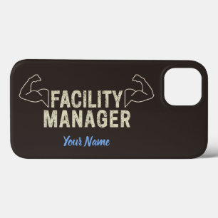 Facility Manager of Janitor en caretaker gift iPhone 13 Hoesje
