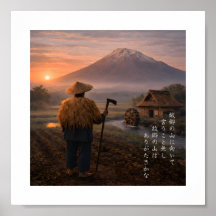 Facing the Mountain of Home – Kunstprint Japans