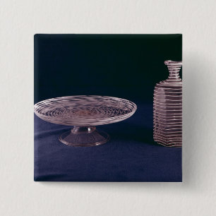 Facon de Venise latticinio tazza Vierkante Button 5,1 Cm