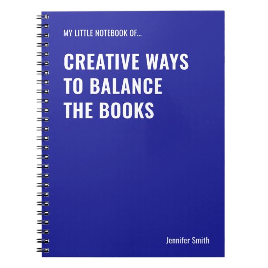 Façons créatives d'équilibrer le Carnet du bureau  (Devant)