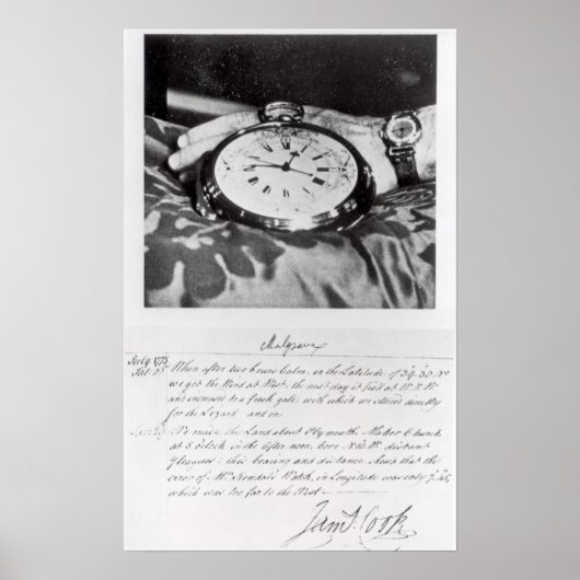 Facsimile van de Pocket Chronometer Poster (Voorkant)