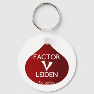 Factor V Leiden Awareness Sleutelhanger